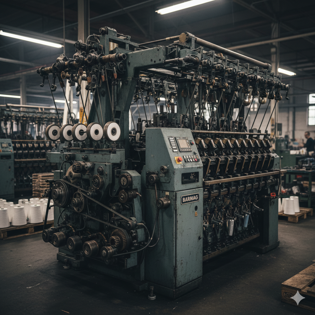 Изучение подержанного оборудования Barmag: инъекция экономически эффективного импульса в производство синтетического волокна